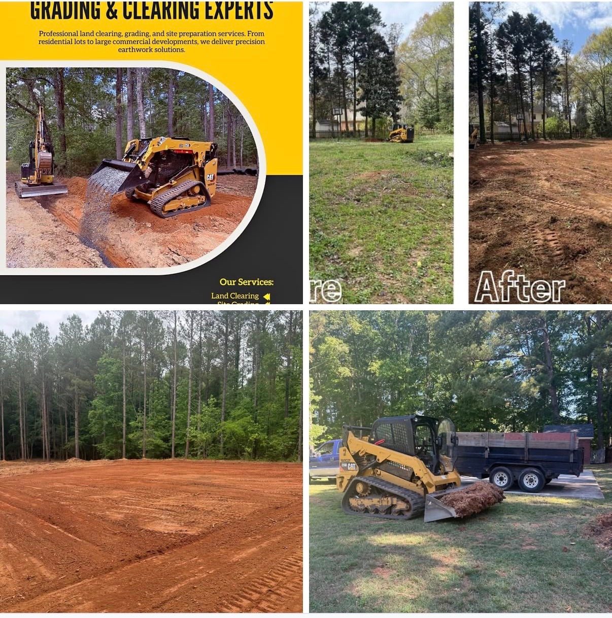 Mr. HanDee crew working on a land clearing project